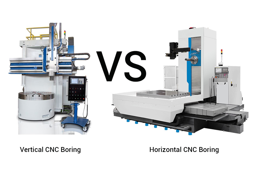 Alésage CNC vertical et alésage CNC horizontal
