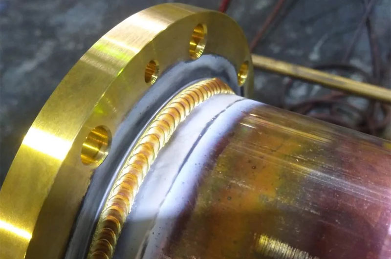 Copper to Brass TIG Welding