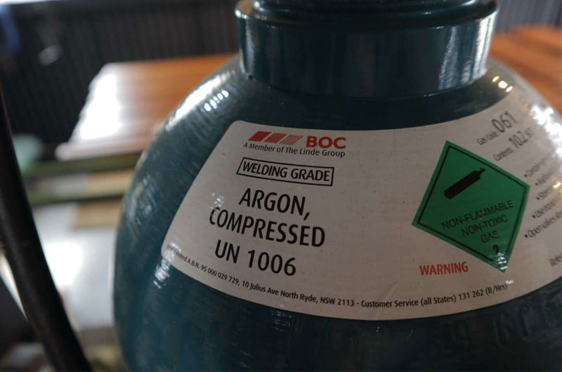 Pure Argon for Mig Welding