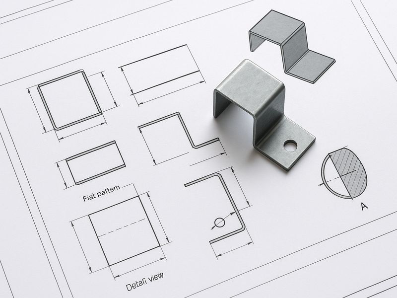 Sheet Metal Fabrication Technical Drawing