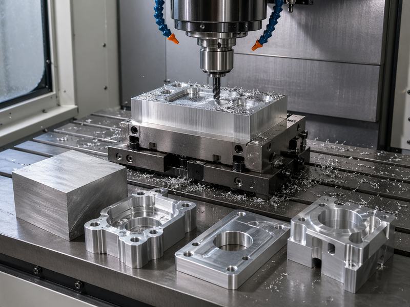 Aluminum Block Machining