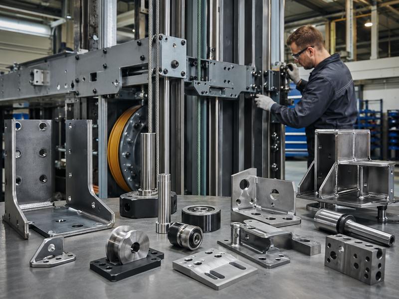 Custom Metal Parts for Elevator Equipment