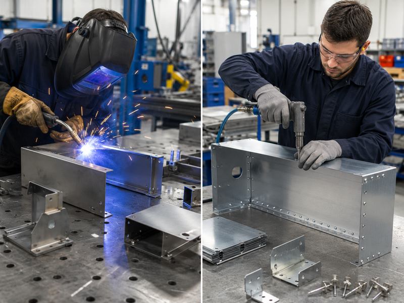 Welding vs Riveting for Sheet Metal Assembly-1
