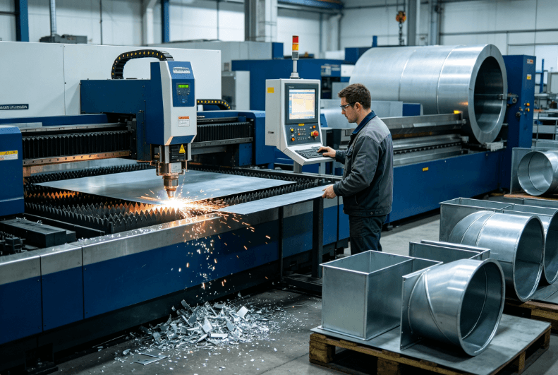 Sheet metal ductwork manufacturer-1